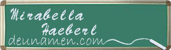 Mirabella Haeberl Visitenkarte